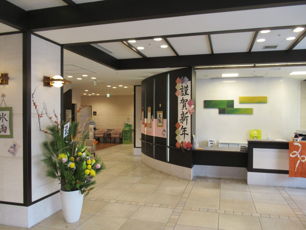 エントランスは素晴らしい展覧会場になっていました